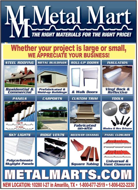 amarillo sheet metal|metalmart amarillo.